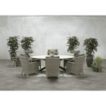 Dining tafel Edison ovaal Light teak - 220x115cm