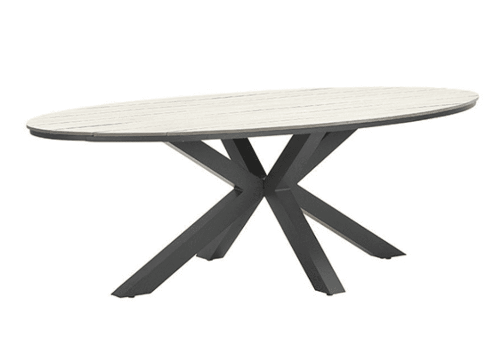 Dining tafel Edison ovaal Light Teak - 280x140 cm