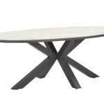 Dining tafel Edison ovaal Light Teak - 280x140 cm