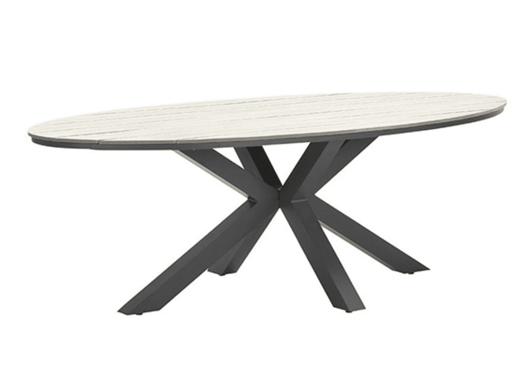 Dining tafel Edison ovaal Light Teak - 280x140 cm