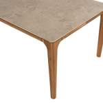 Dining tafel Liam keramisch blad 240 cm + Dining stoel Fabrice latte