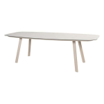 Dining tafel Manolo 240 cm latte + Dining stoel Eva