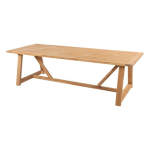 Dining tafel Noah teak 260 cm + Dining stoel Murcia