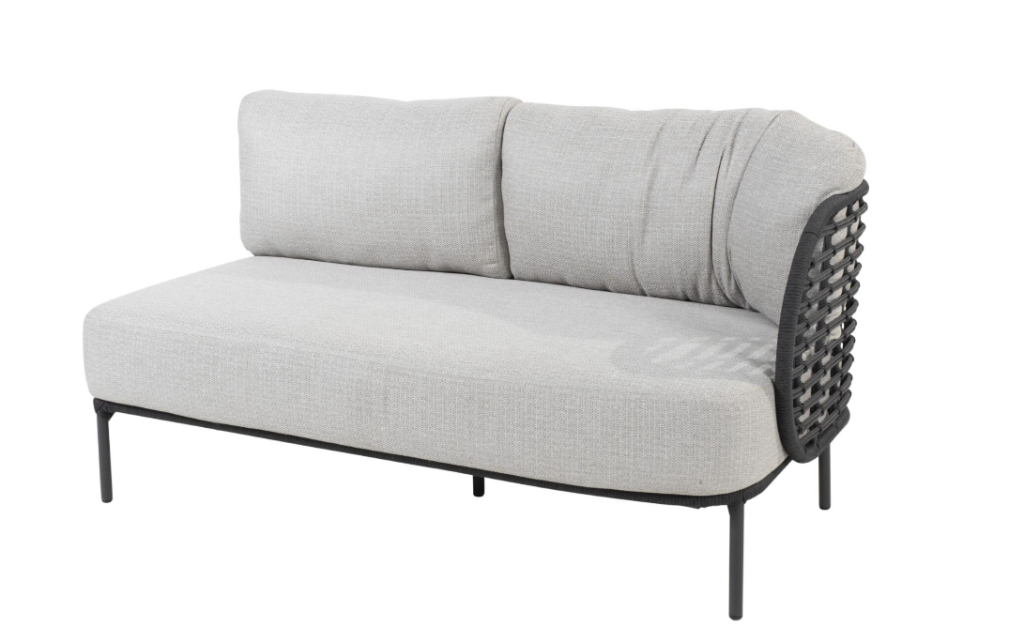 Fabrice modulair 2-zits element links incl. 3 kussens