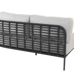 Fabrice modulair 2-zits element links incl. 3 kussens