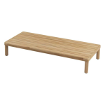 Finn salontafel teak 150 x 65 x 25 cm.