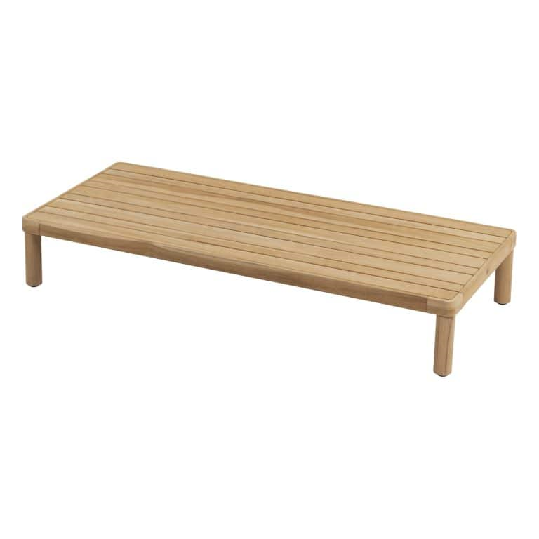 Finn salontafel teak 150 x 65 x 25 cm.