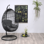Hangstoel Panama swing chair egg licht grijs