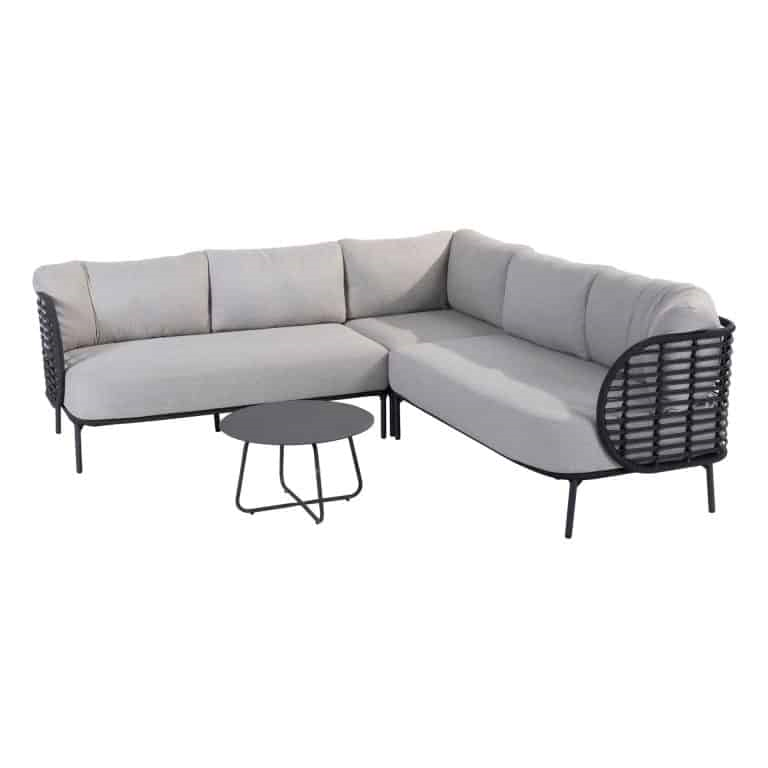 Hoek loungeset Fabrice 3-dlg + Loungetafel