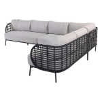 Hoek loungeset Fabrice 4-dlg