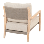 Julia lounge stoel brushed teak incl. 2 kussens