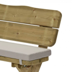 Kussen bank 170cm taupe