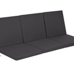 Kussen driezits antraciet