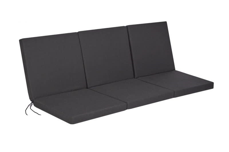 Kussen driezits antraciet