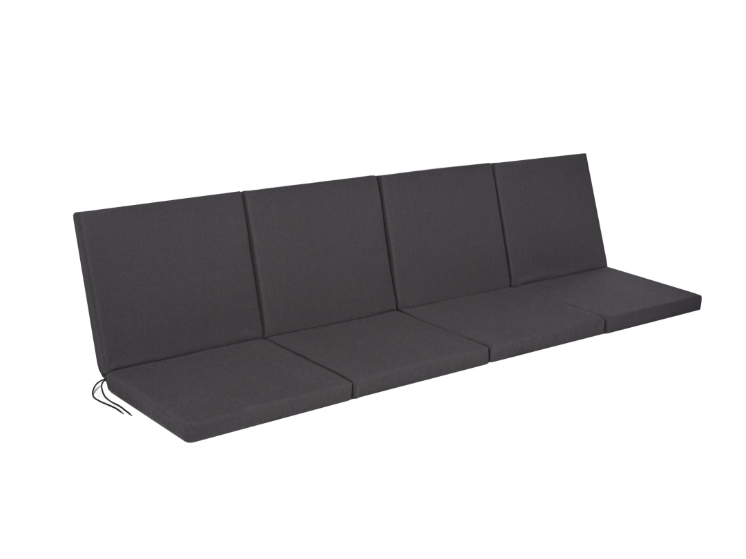 Kussen vierzits antraciet