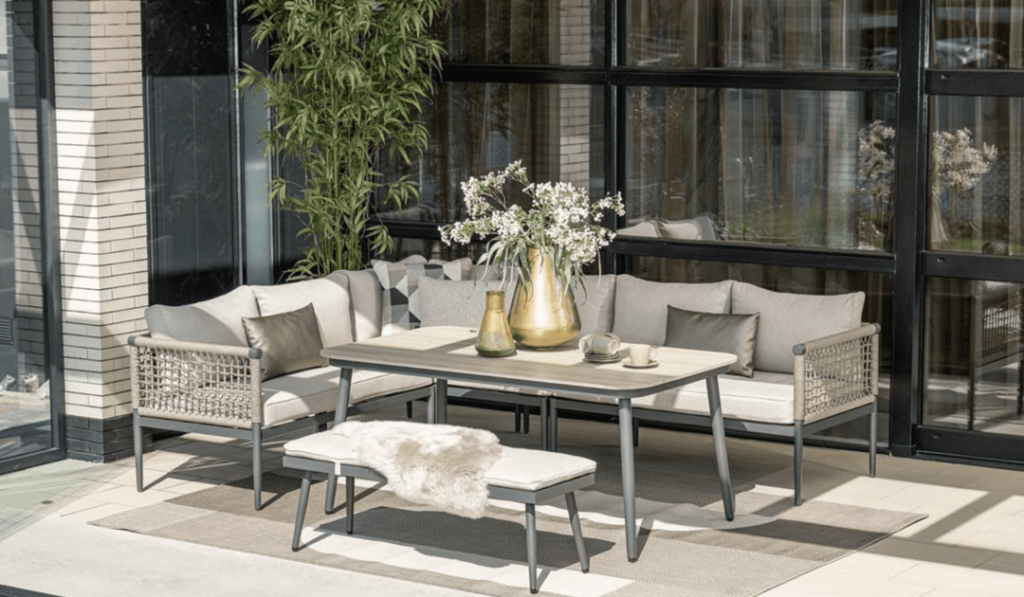 Lounge-dining set Teramon 5-dlg