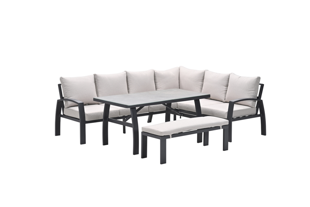 Lounge-dining set Vasano rechts 4-dlg