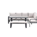 Lounge-dining set Vasano rechts 4-dlg