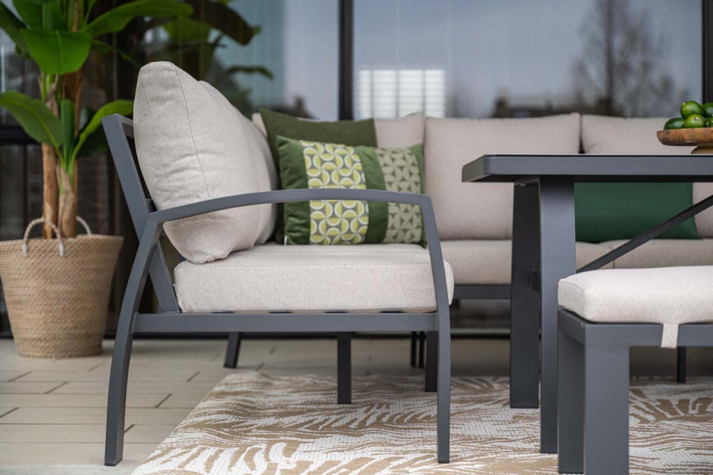 Lounge-dining set Vasano rechts 4-dlg