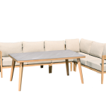 Lounge-diningset Carrara 5-dlg