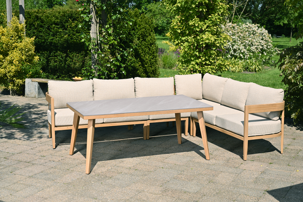 Lounge-diningset Carrara 5-dlg