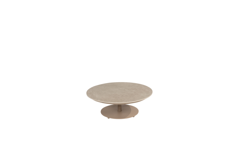 Loungetafel Boaz Ø80x30 cm latte