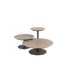 Loungetafel Boaz Ø80x30 cm terre