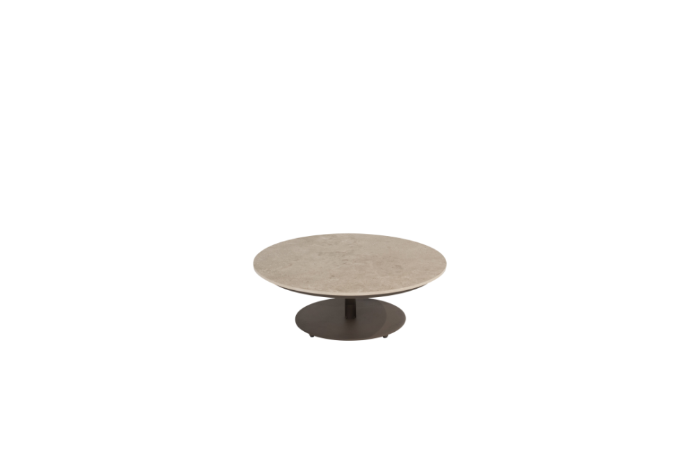 Loungetafel Boaz Ø80x30 cm terre
