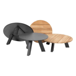 Loungetafel Cosmic Ø65x35 cm antraciet