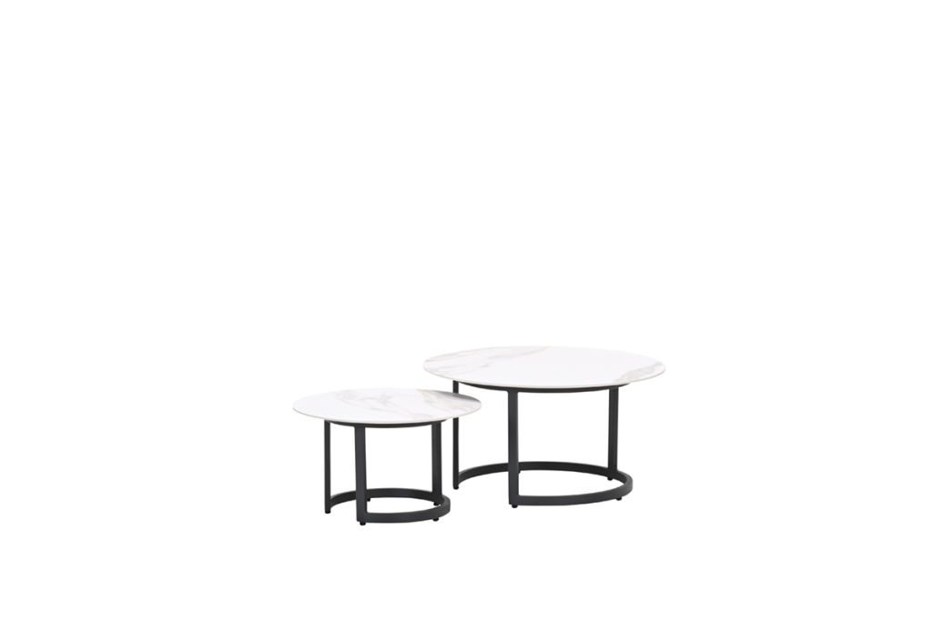 Loungetafel set Monte Carlo Venice white