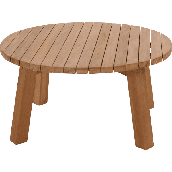 Loungetafel teak - ø80 cm