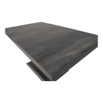 Loungetafel verstelbaar Luca Negro - 140x85cm