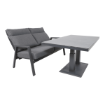 Loungetafel verstelbaar Luca Negro - 140x85cm