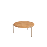 Loungetafel Yoga Ø73x35 cm latte