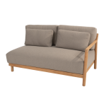 Marie modulaire 2.5-zits lounge bank, armleuning links incl. 5 kussens