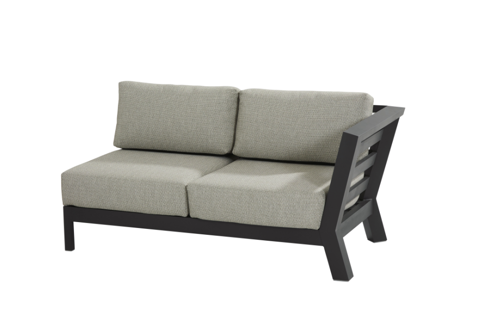 Meteoro modulaire 2-zits bank, armleuning links incl. 4 kussens