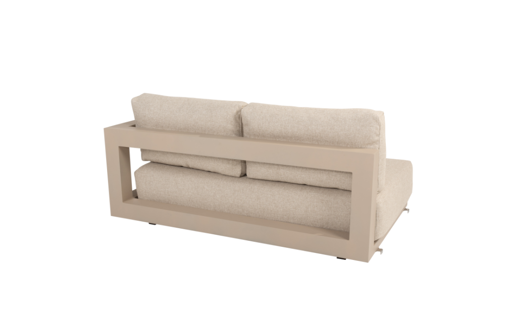 Metropolitan modulaire 2.5-zits lounge bank latte, armleuning links incl. 5 kussens