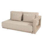 Metropolitan modulaire 2.5-zits lounge bank latte, armleuning links incl. 5 kussens