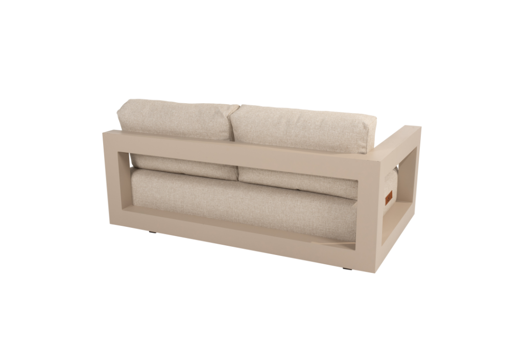 Metropolitan modulaire 2.5-zits lounge bank latte, armleuning rechts incl. 5 kussens