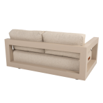 Metropolitan modulaire 2.5-zits lounge bank latte, armleuning rechts incl. 5 kussens