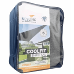 Nesling Coolfit schaduwdoek driehoek, 500x500x500cm, Antraciet