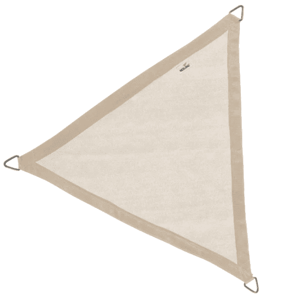 Nesling Coolfit schaduwdoek driehoek, 500x500x500cm, Zand.