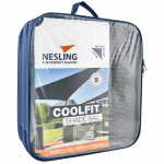 Nesling Coolfit schaduwdoek driehoek 90°, 570x400x400cm, Antraciet.