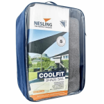 Nesling - Coolfit schaduwdoek driehoek 90°, 710x500x500cm, Antraciet.