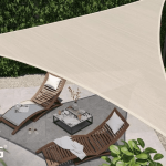 Nesling - Coolfit schaduwdoek rechthoek, 400x300cm, Gebroken Wit