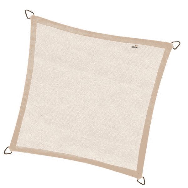Nesling - Coolfit schaduwdoek rechthoek, 400x300cm, Zand