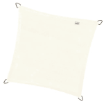 Nesling - Coolfit schaduwdoek vierkant, 500x500cm, Gebroken Wit