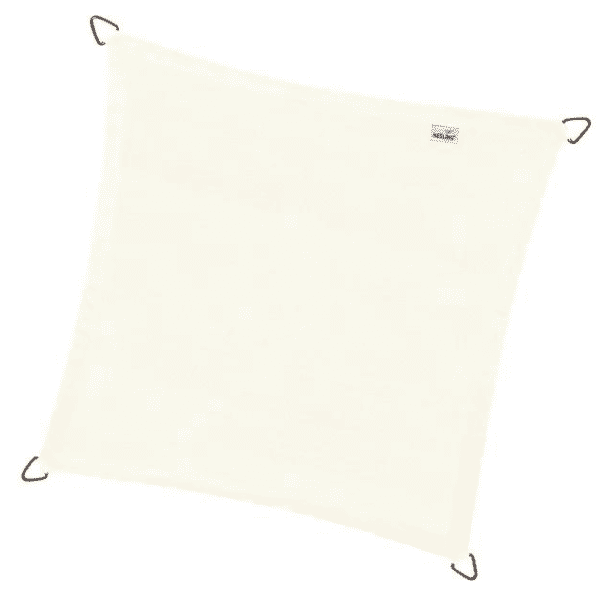 Nesling - Coolfit schaduwdoek vierkant, 500x500cm, Gebroken Wit