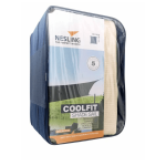 Nesling - Coolfit schaduwdoek vierkant, 500x500cm, Gebroken Wit