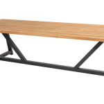 Noah onderstel antraciet voor 260 x 100 cm.